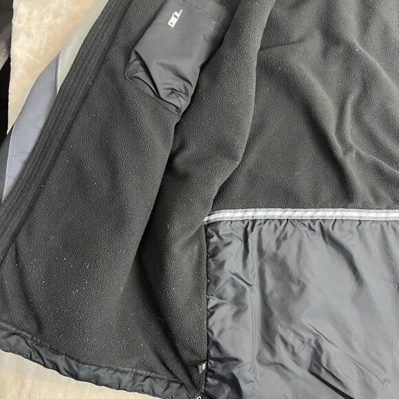VTG Nike Jacket Mens XL Black Grey Full Zip Y2K Outerwear Retro Athleisure - Picture 11 of 14